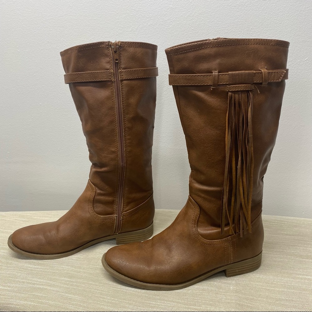 Justice tassel boots